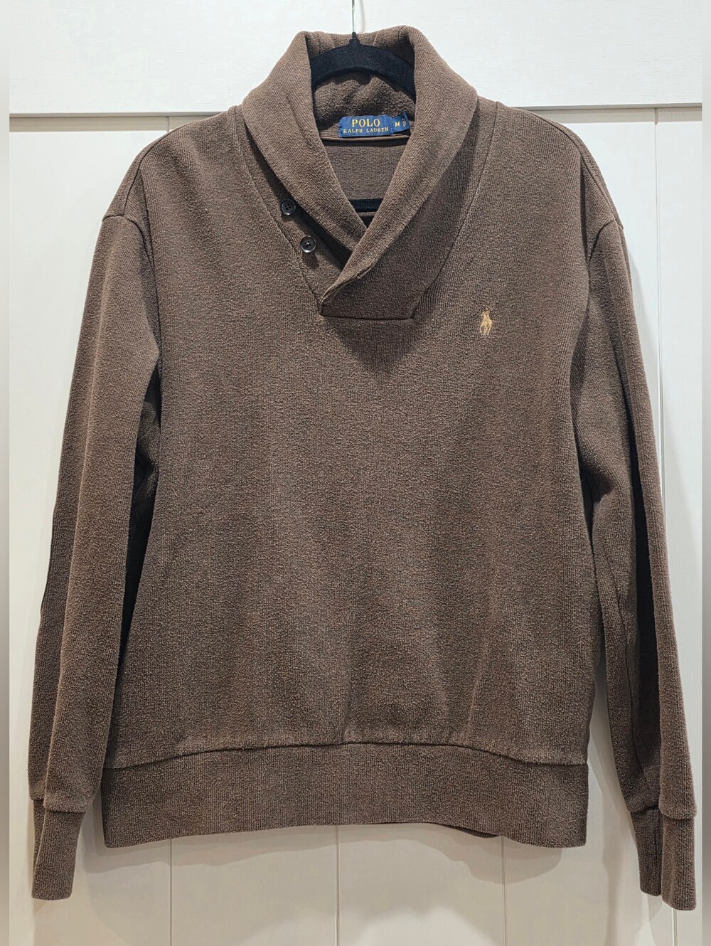 Polo Ralph Lauren Pullover Shawl Collar  Sweater Size M - Item  155